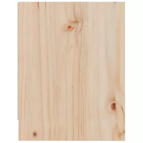  tömör fenyőfa éjjeliszekrény 40 x 30,5 x 40 cm