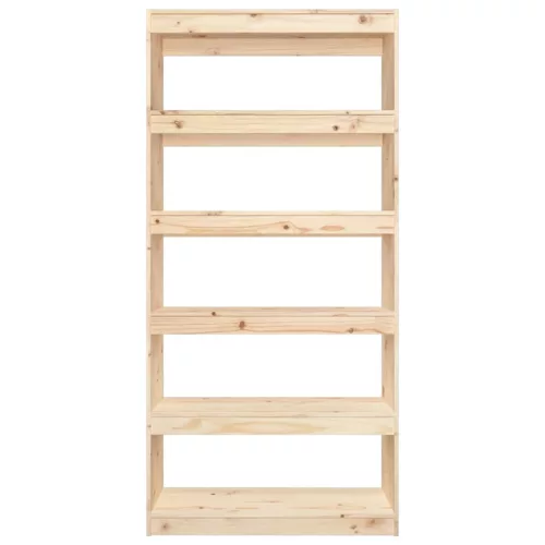  tömör fenyőfa könyvszekrény/térelválasztó 80 x 30 x 167,4 cm