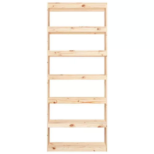  tömör fenyőfa könyvszekrény/térelválasztó 80 x 30 x 199,5 cm