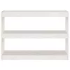  fehér fenyőfa könyvszekrény térelválasztó 100 x 30 x 71,5 cm