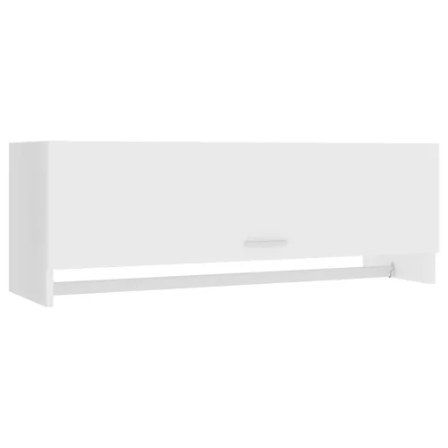  fehér szerelt fa ruhásszekrény 100 x 32,5 x 35 cm