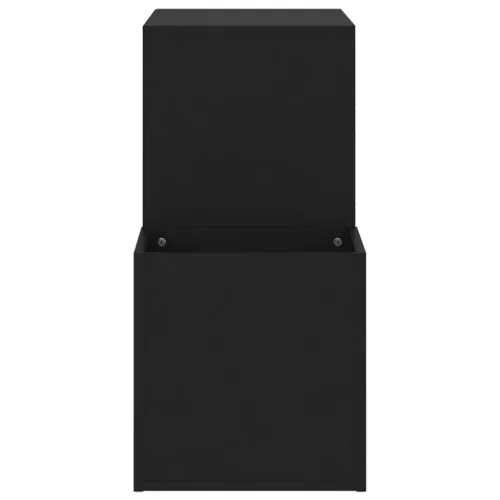  fekete szerelt fa előszobai cipősszekrény 105 x 35,5 x 70 cm