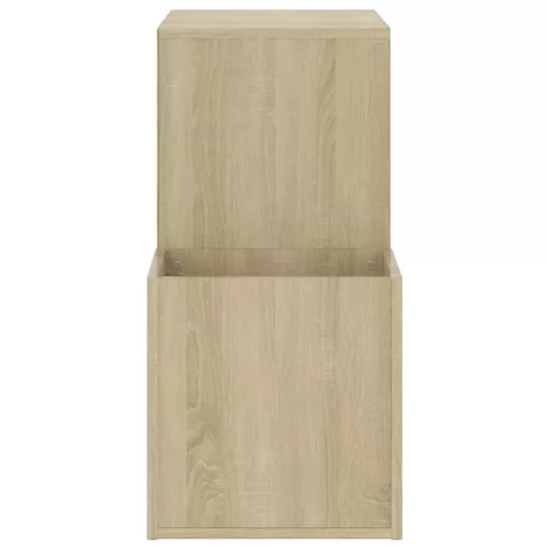  sonoma szerelt fa előszobai cipősszekrény 105 x 35,5 x 70 cm