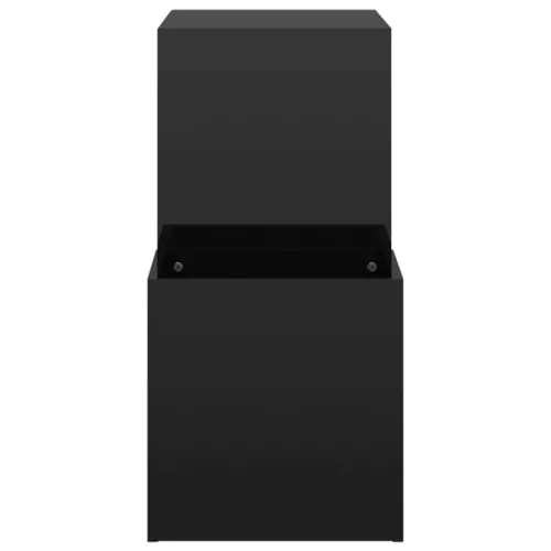  magasfényű fekete előszobai cipősszekrény 105 x 35,5 x 70 cm