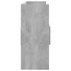  betonszürke szerelt fa tálalószekrény 105 x 30 x 70 cm