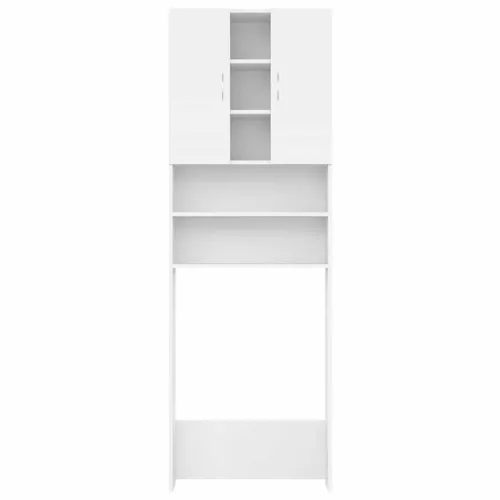  fehér mosógépszekrény 64 x 25,5 x 190 cm