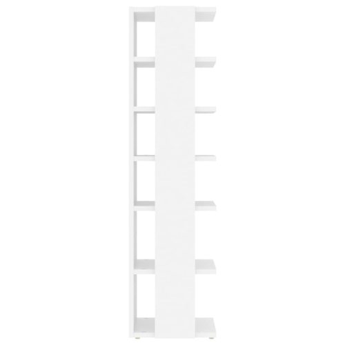  fehér szerelt fa cipősszekrény 27,5x27x102 cm