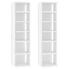  2 db fehér szerelt cipősszekrény 27,5x27x102 cm