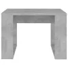  betonszürke szerelt fa kisasztal 50 x 50 x 35 cm