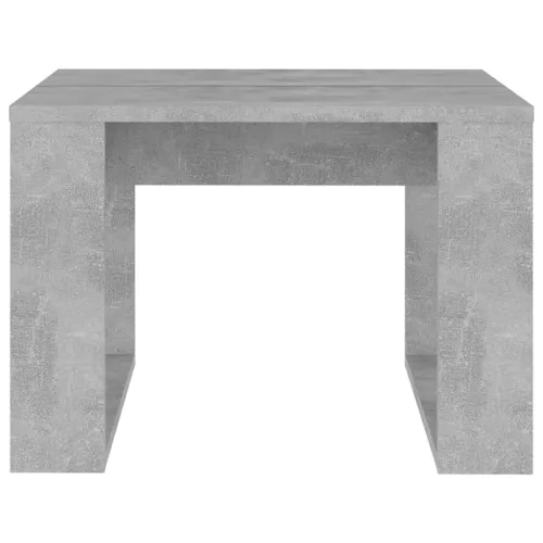  betonszürke szerelt fa kisasztal 50 x 50 x 35 cm