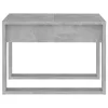  betonszürke szerelt fa kisasztal 50 x 50 x 35 cm
