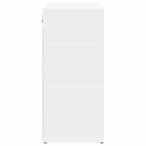  Cipőszekrény polcokkal tárolóval Fehér 103 x 30 x 67 cm Faanyag