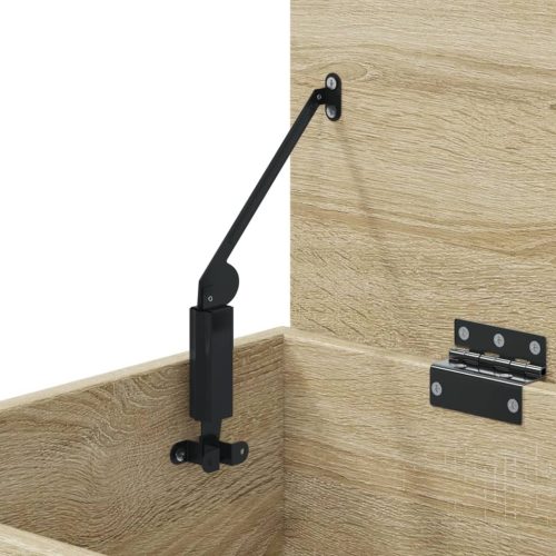  sonoma tölgy színű szerelt fa cipőtároló pad 60 x 30 x 45 cm