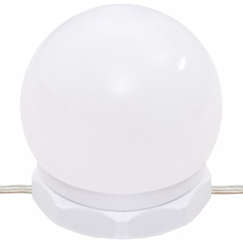  fehér fésülködőasztal LED-világítással 74,5 x 40 x 141 cm