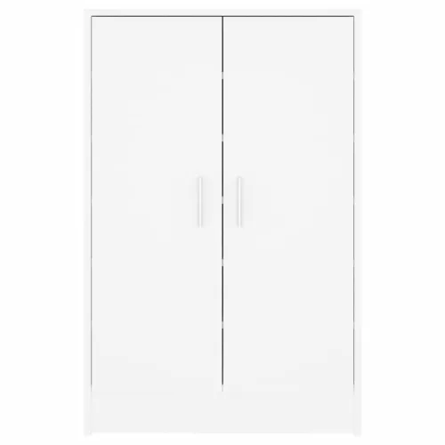  fehér szerelt fa cipősszekrény 60 x 35 x 92 cm