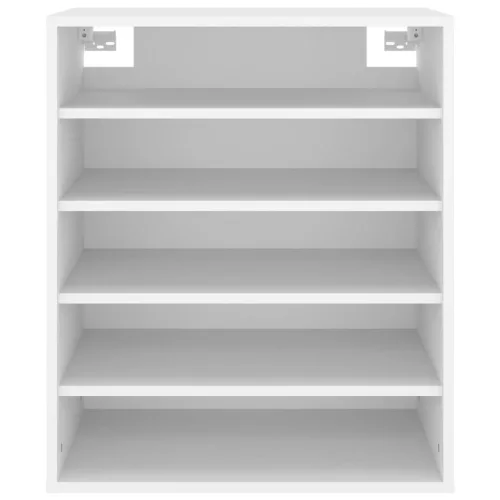 vidaX fehér szerelt fa cipősszekrény 60 x 35 x 70 cm