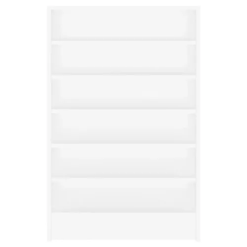  fehér szerelt fa cipősszekrény 60 x 35 x 92 cm