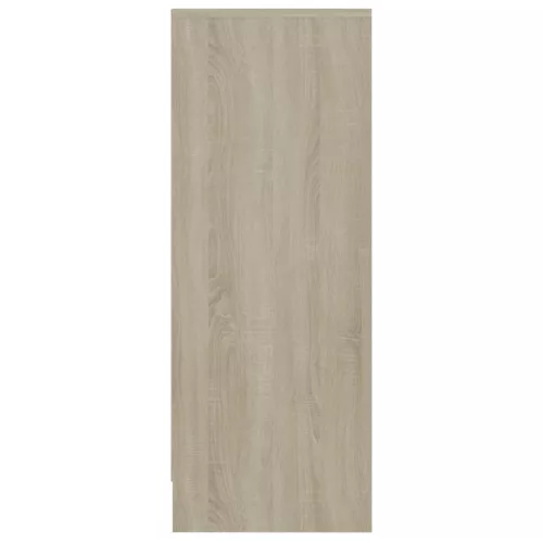  sonoma tölgy színű szerelt fa cipősszekrény 60 x 35 x 92 cm