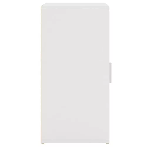  fehér szerelt fa cipősszekrény 32 x 35 x 70 cm