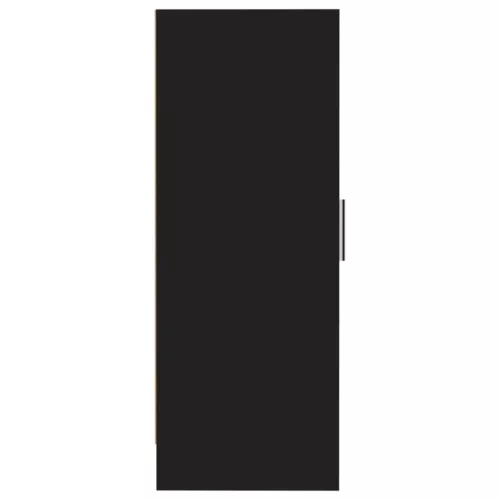  fekete szerelt fa cipősszekrény 32 x 35 x 92 cm