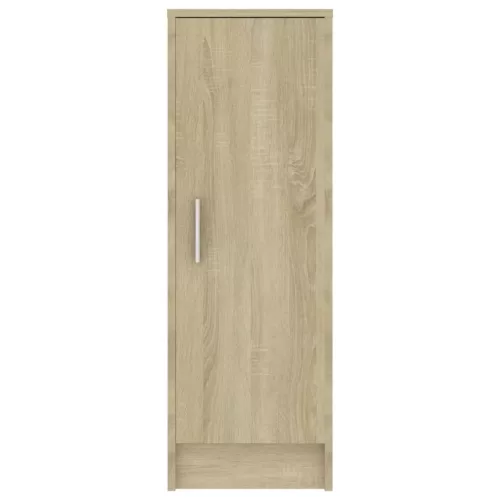  sonoma tölgy színű szerelt fa cipősszekrény 32 x 35 x 92 cm