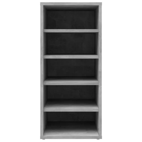 vidaX betonszürke szerelt fa cipősszekrény 31,5 x 35 x 70 cm