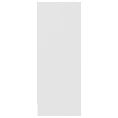  fehér szerelt fa cipősszekrény 31,5 x 35 x 90 cm