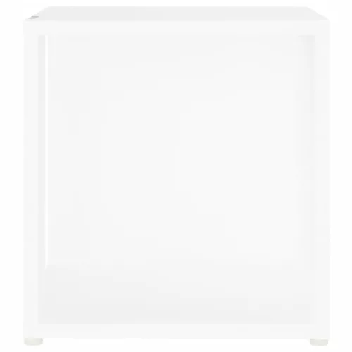  fehér szerelt fa kisasztal 33 x 33 x 34,5 cm