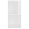  fehér szerelt fa sarokszekrény 33 x 33 x 67 cm