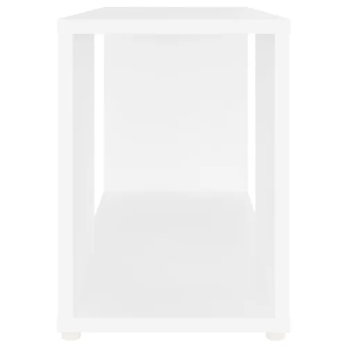  fehér szerelt fa TV-szekrény 60 x 24 x 32 cm