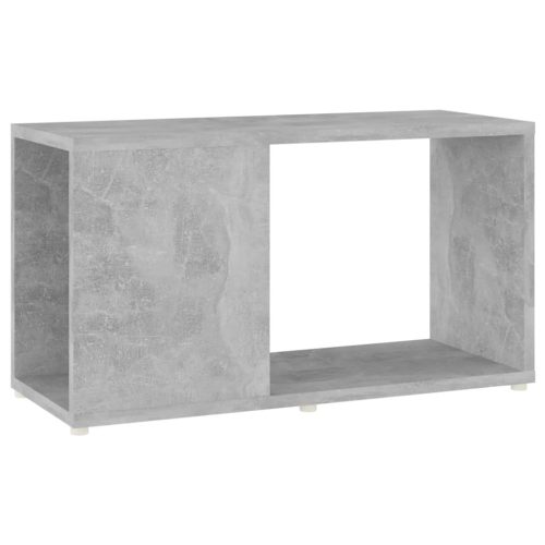  betonszürke szerelt fa TV-szekrény 60 x 24 x 32 cm