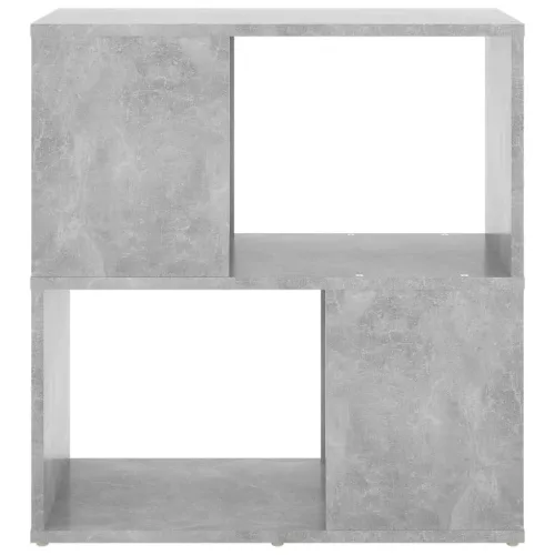  betonszürke szerelt fa könyvszekrény 60 x 24 x 63 cm