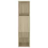  sonoma-tölgyszínű térelválasztó könyvszekrény 60 x 24 x 94 cm