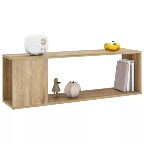  sonoma tölgy színű szerelt fa TV-szekrény 100 x 24 x 32 cm