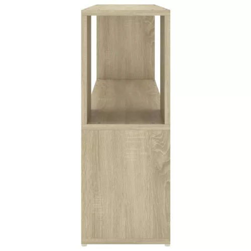  sonoma tölgy színű szerelt fa könyvszekrény 100 x 24 x 63 cm