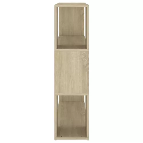  sonoma tölgy színű térelválasztó könyvszekrény 100 x 24 x 94 cm