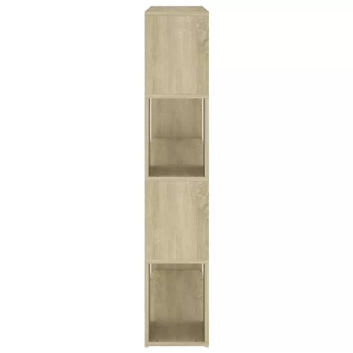  sonoma tölgy színű térelválasztó könyvszekrény 100x24x124 cm