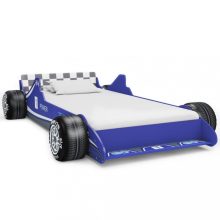 VID kék versenyautó formájú gyerekágy 90x200 cm