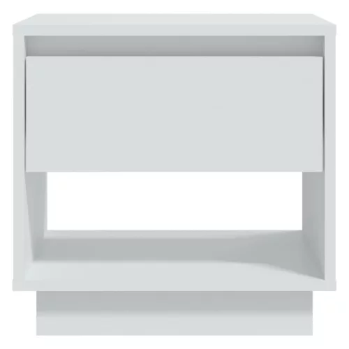  2 db fehér forgácslap éjjeliszekrény 45 x 34 x 44 cm