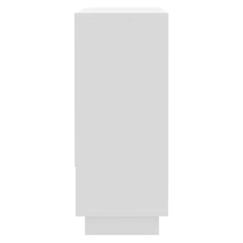  fehér szerelt fa tálalószekrény 97 x 31 x 75 cm