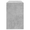  betonszürke szerelt fa íróasztal 101x50x76,5 cm