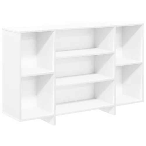  fehér szerelt fa tálalószekrény 120 x 30 x 75 cm