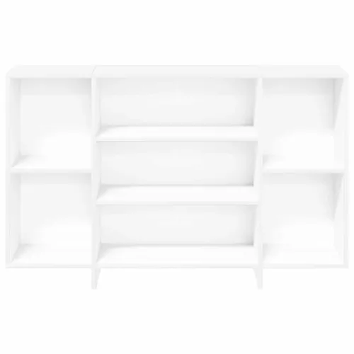  fehér szerelt fa tálalószekrény 120 x 30 x 75 cm