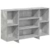  betonszürke szerelt fa tálalószekrény 120x30x75 cm