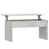  betonszürke szerelt fa dohányzóasztal 102 x 50,5 x 52,5 cm