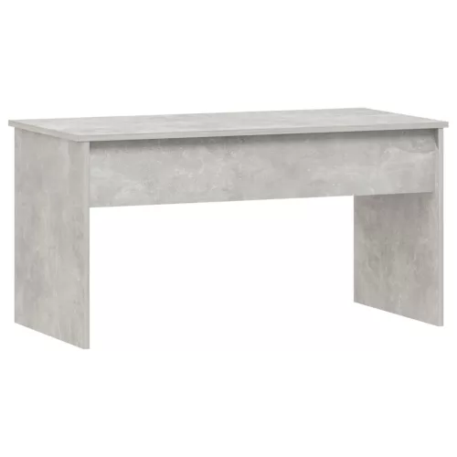  betonszürke szerelt fa dohányzóasztal 102 x 50,5 x 52,5 cm