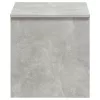  betonszürke szerelt fa dohányzóasztal 102 x 50,5 x 52,5 cm