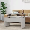  betonszürke szerelt fa dohányzóasztal 80 x 50,5 x 41,5 cm