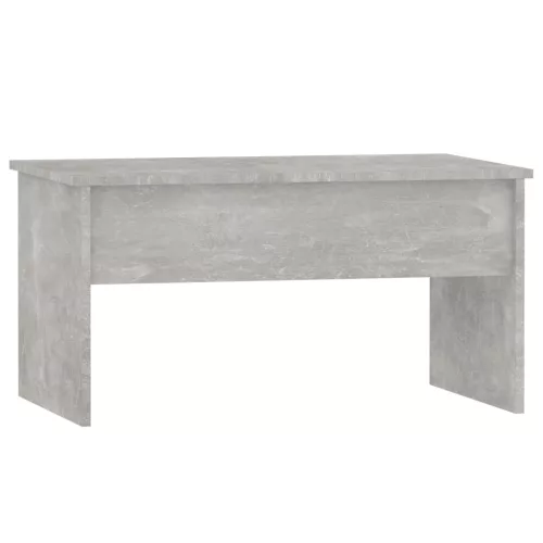  betonszürke szerelt fa dohányzóasztal 80 x 50,5 x 41,5 cm