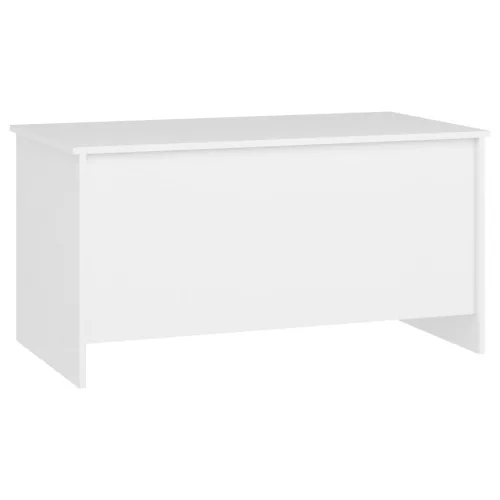  fehér szerelt fa dohányzóasztal 102 x 55,5 x 52,5 cm